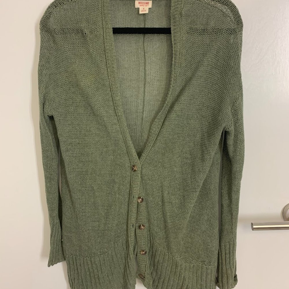 Olive Cardigan
